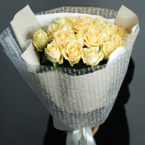 Букет из 19 роз Аваланж (70 см) в Чехове