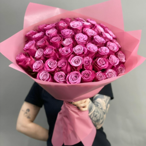 Букет из 51 розы Космик (60 см) в Чехове