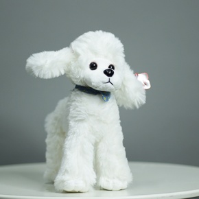Плюшевый пудель белый (25 см) в Чехове