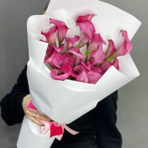 Монобукет из 21 каллы в Чехове