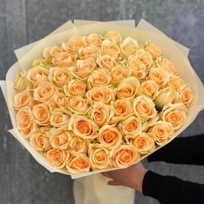 Букет из 51 розы Аваланж (60 см) в Чехове
