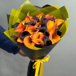 Букет "Карамель" из 29 калл в Чехове
