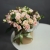 Композиция в шляпной коробке "Крем" из 15 кустовых роз в Чехове