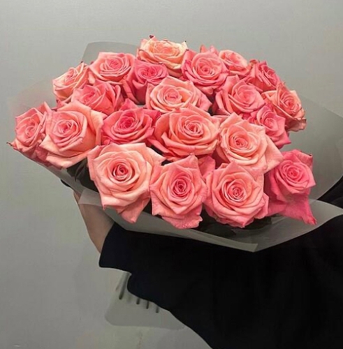 Букет из 21 розовой розы (50 см) в Чехове