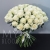 Букет 75 белых роз Эквадор Мондиаль (80 см) в Чехове Букет 75 белых роз Эквадор Мондиаль (80 см) в Чехове