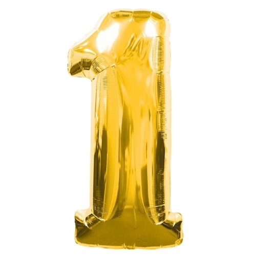 Шар гелиевый цифра 1 (40х102 см) в Чехове