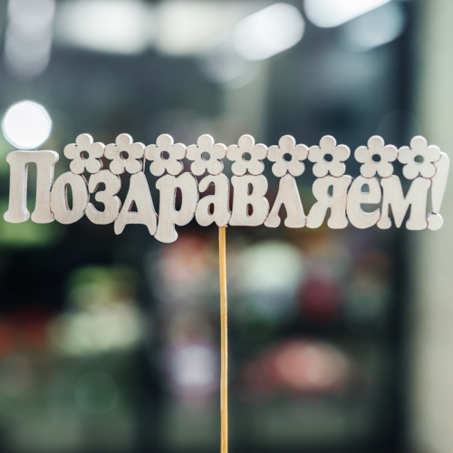 Топпер Поздравляем в Чехове