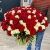 Букет 151 роза красный и белый микс (60 см) в Чехове Букет 151 роза красный и белый микс (60 см) в Чехове